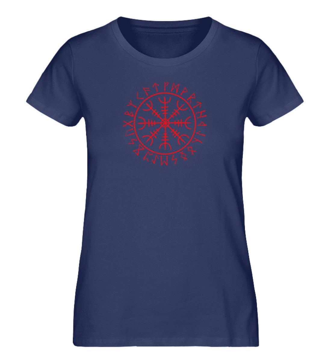 Schildmaiden Expresser Shirt Helm of Awe T-Shirt – Wikinger-Symbol der Stärke und Furchtlosigkeit - Nordic Viking Wear
