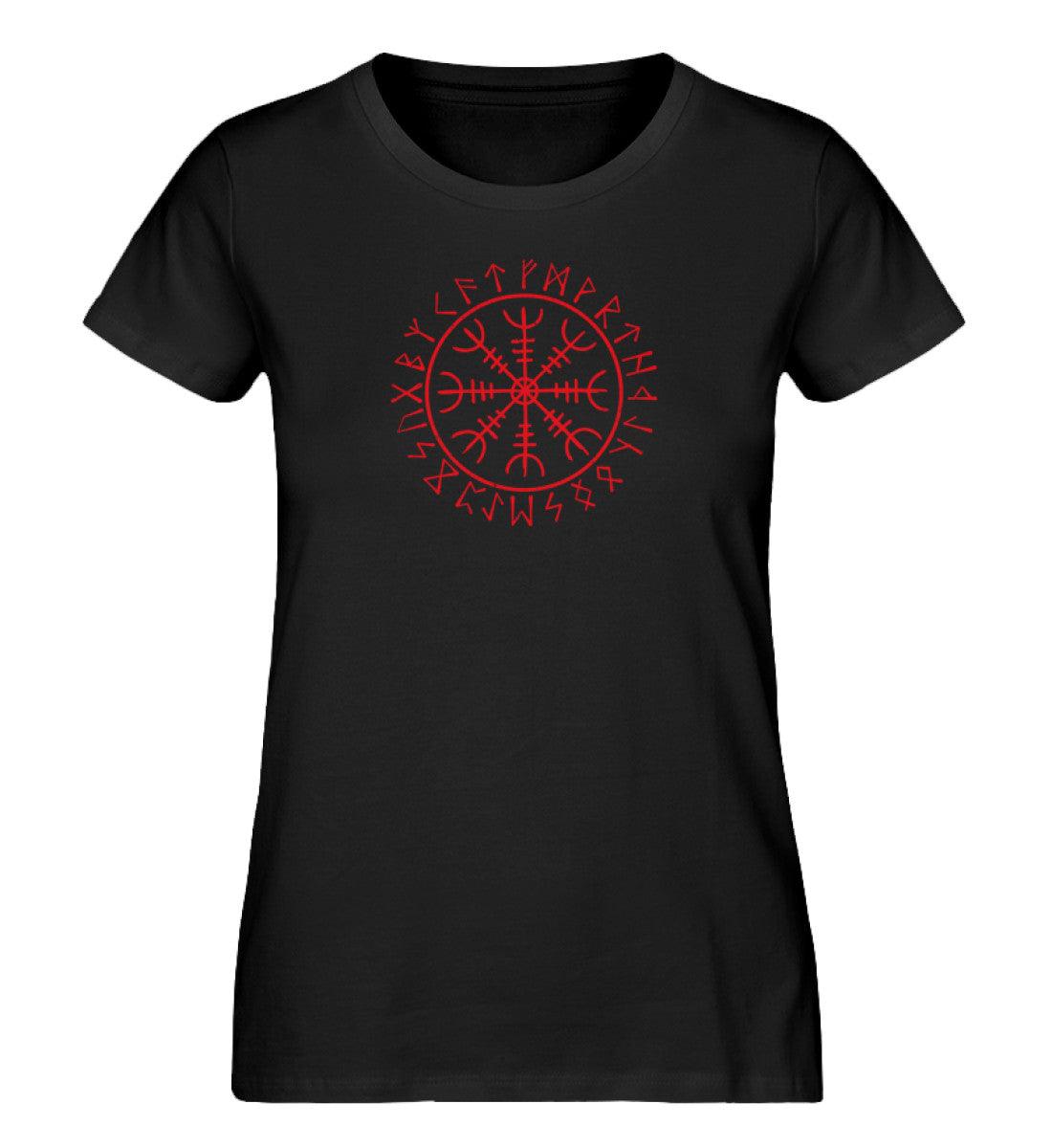Schildmaiden Expresser Shirt Helm of Awe T-Shirt – Wikinger-Symbol der Stärke und Furchtlosigkeit - Nordic Viking Wear
