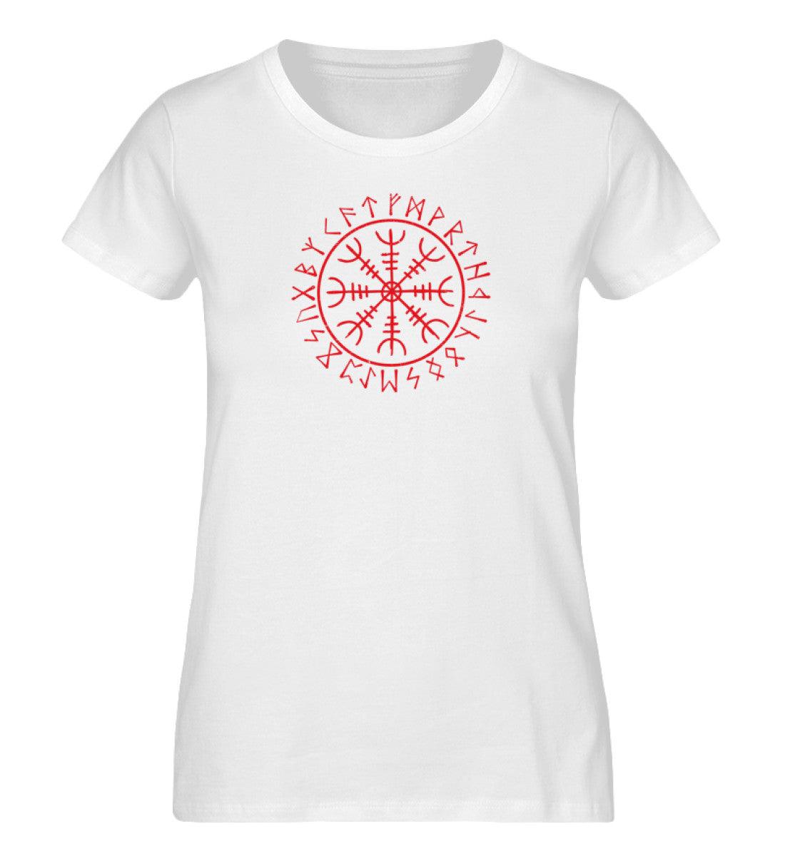 Schildmaiden Expresser Shirt Helm of Awe T-Shirt – Wikinger-Symbol der Stärke und Furchtlosigkeit - Nordic Viking Wear