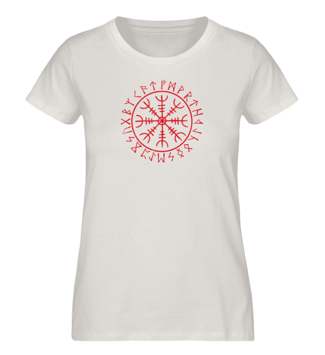 Schildmaiden Expresser Shirt Helm of Awe T-Shirt – Wikinger-Symbol der Stärke und Furchtlosigkeit - Nordic Viking Wear