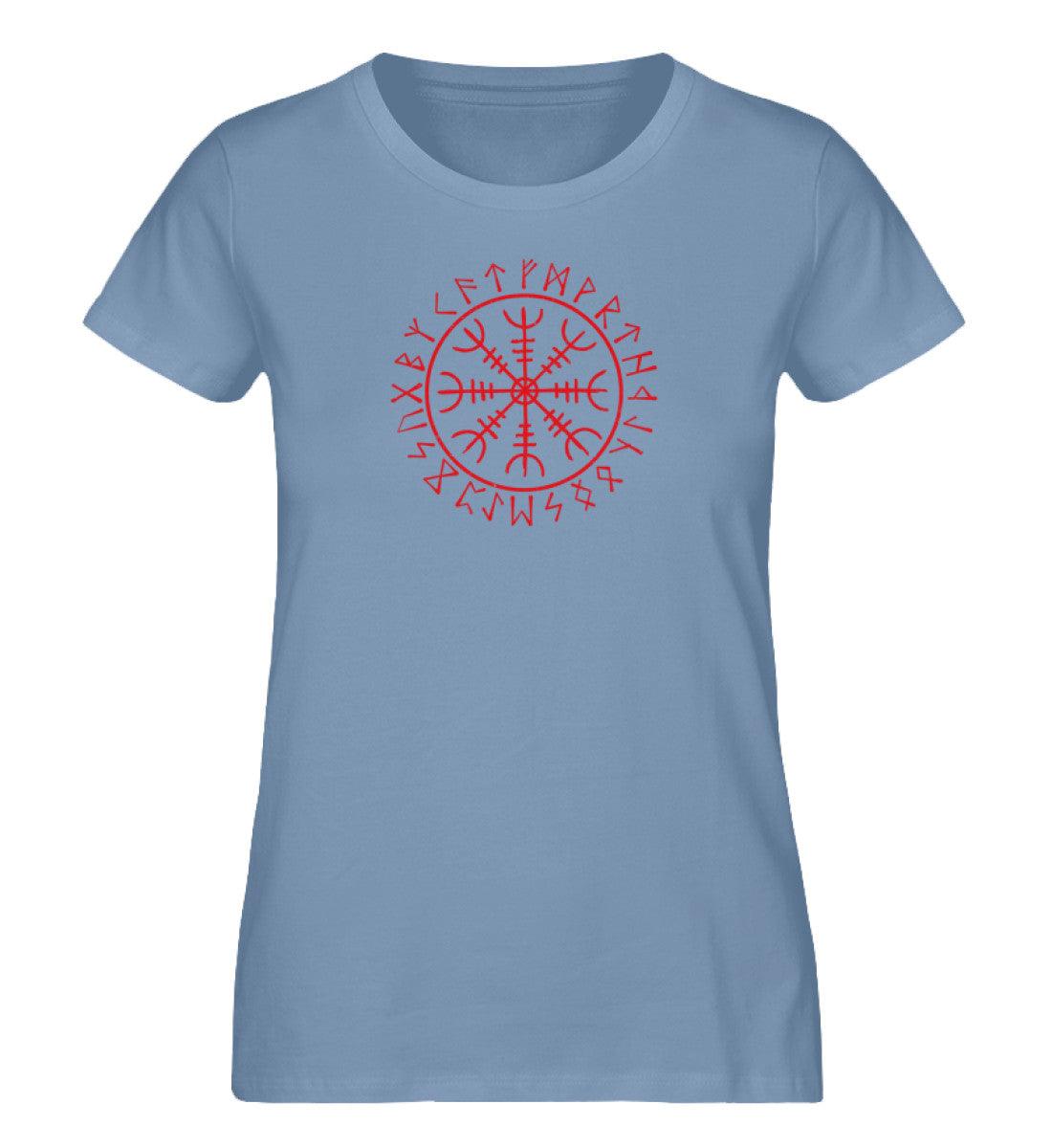 Schildmaiden Expresser Shirt Helm of Awe T-Shirt – Wikinger-Symbol der Stärke und Furchtlosigkeit - Nordic Viking Wear