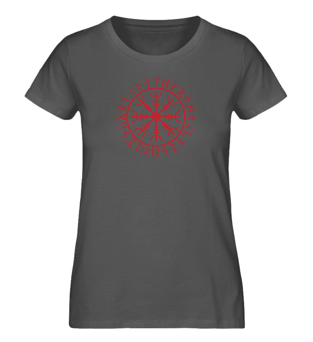Schildmaiden Expresser Shirt Helm of Awe T-Shirt – Wikinger-Symbol der Stärke und Furchtlosigkeit - Nordic Viking Wear