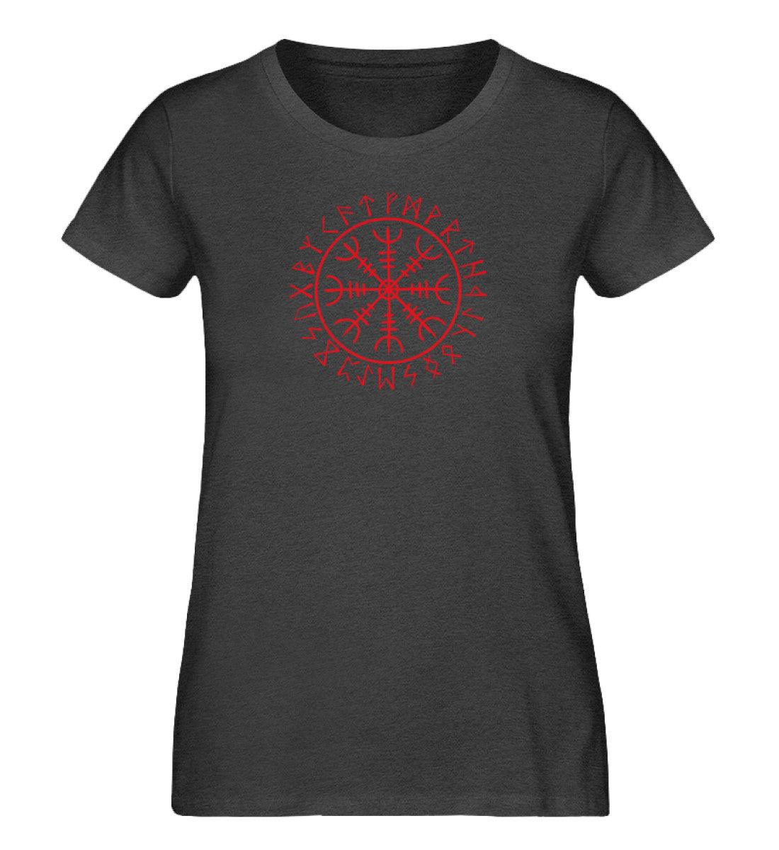 Schildmaiden Expresser Shirt Helm of Awe T-Shirt – Wikinger-Symbol der Stärke und Furchtlosigkeit - Nordic Viking Wear