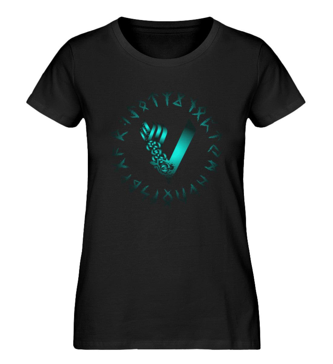 Schildmaiden Expresser shirt mit Runen und Keltischem Design – Nordische Mystik - Nordic Viking Wear