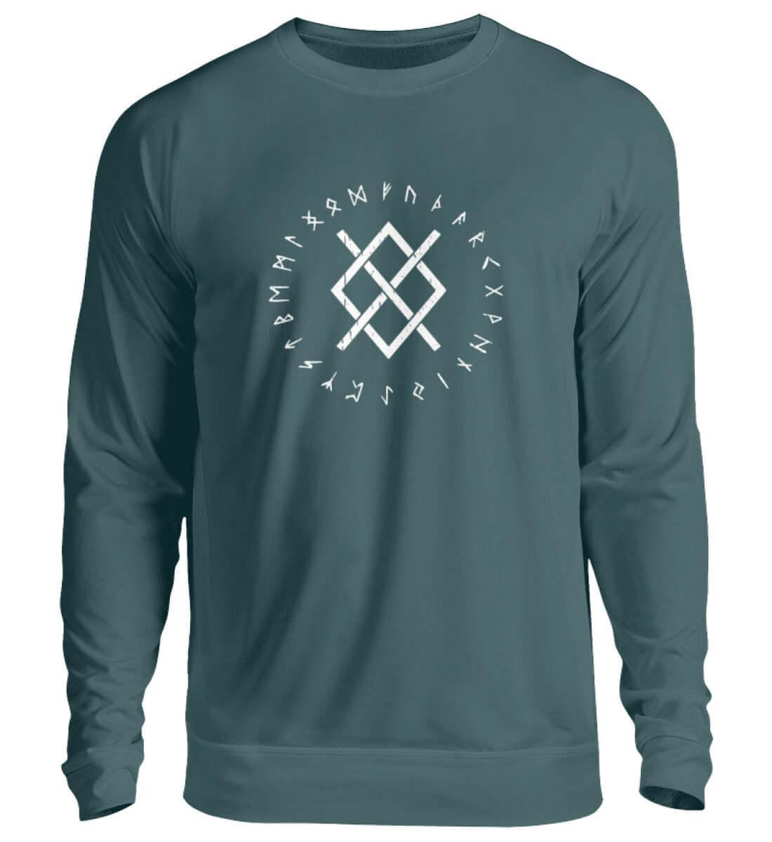 "Odins Gungnir Rune" Wikinger-Sweatshirt – Stärke des Allvaters - Nordic Viking Wear