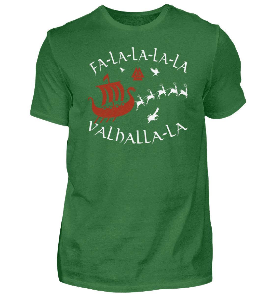 Wikinger Premium T-Shirt "Fa-La-La-La Valhalla-La" - Nordisches Weihnachtsdesign - Nordic Viking Wear