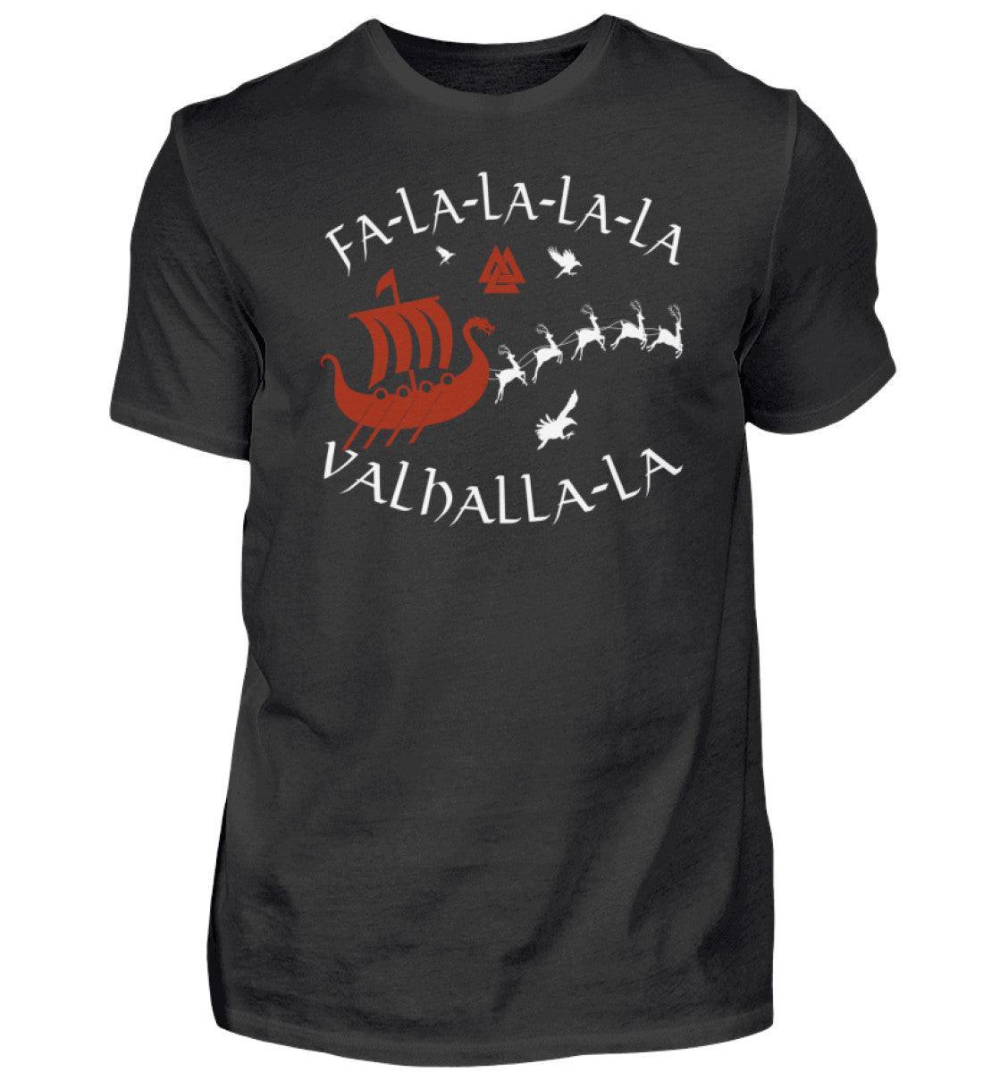 Wikinger Premium T-Shirt "Fa-La-La-La Valhalla-La" - Nordisches Weihnachtsdesign - Nordic Viking Wear