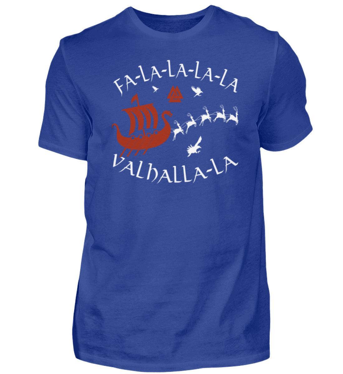 Wikinger Premium T-Shirt "Fa-La-La-La Valhalla-La" - Nordisches Weihnachtsdesign - Nordic Viking Wear