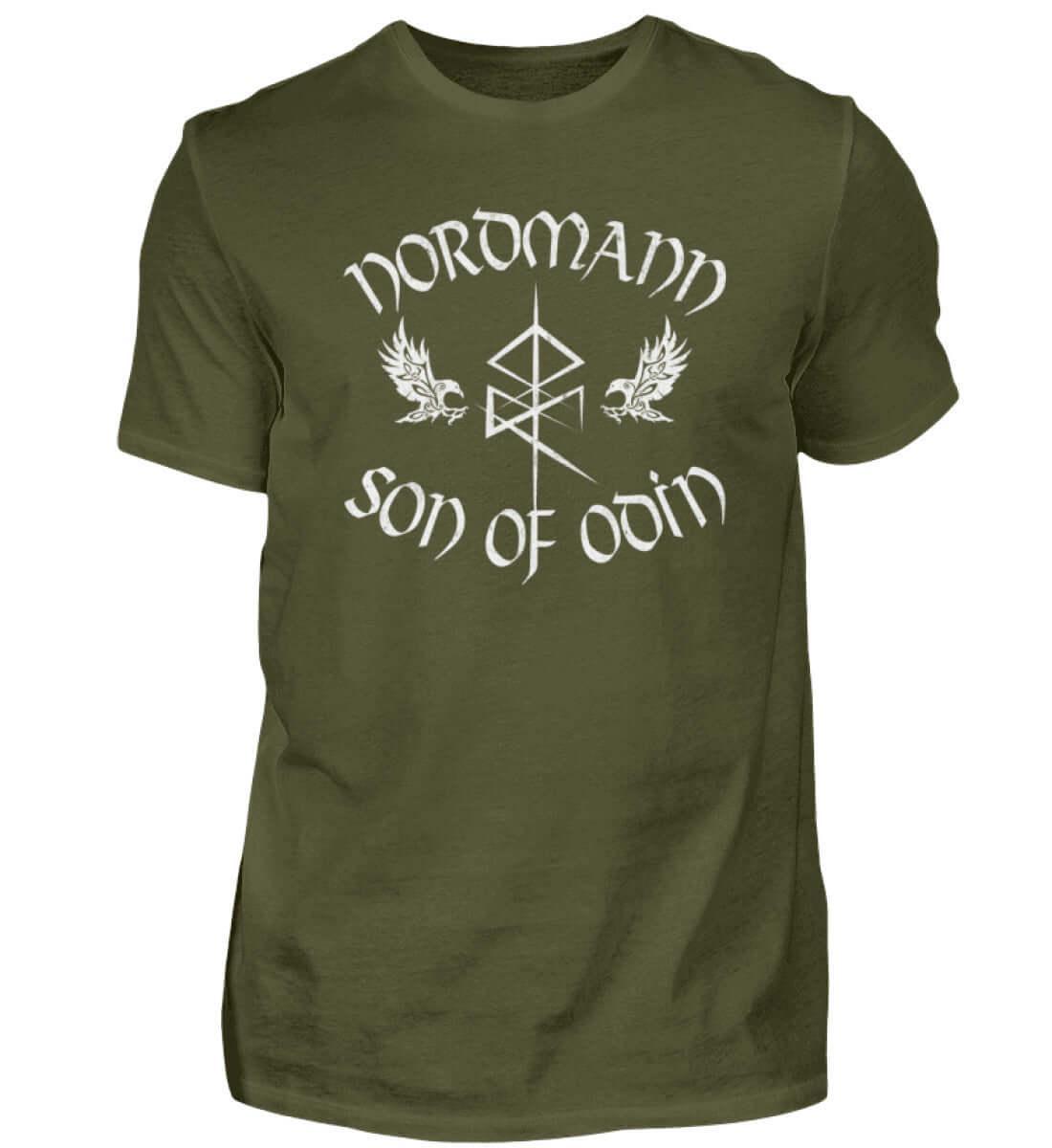 Wikinger T-Shirt 'Nordmann - Son of Odin' – Ehre und Stolz der nordischen Krieger - Nordic Viking Wear