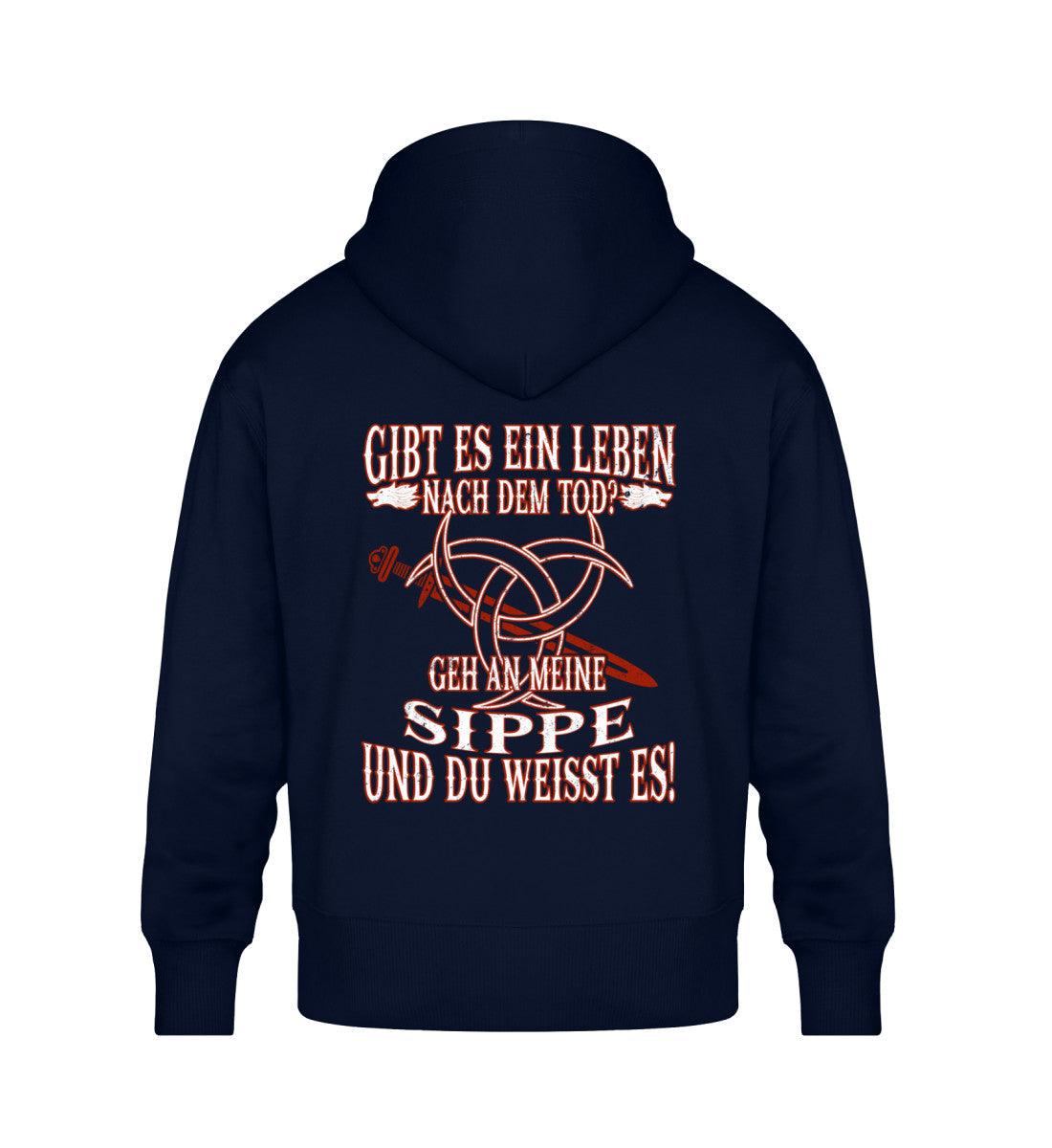 Gibt Es Ein Leben Nach Dem Tod? Geh An Meine Sippe Wikinger Oversized Hoodie - Nordic Viking Wear
