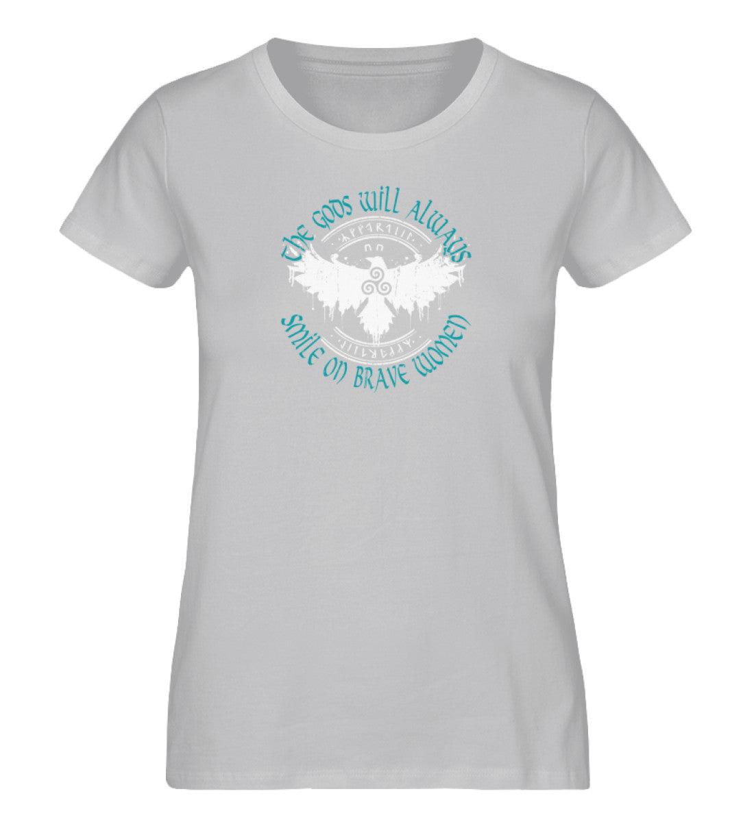 Schildmaiden Expresser Shirt - "The Gods Will Always Smile on Brave Women" - Nordic Viking Wear