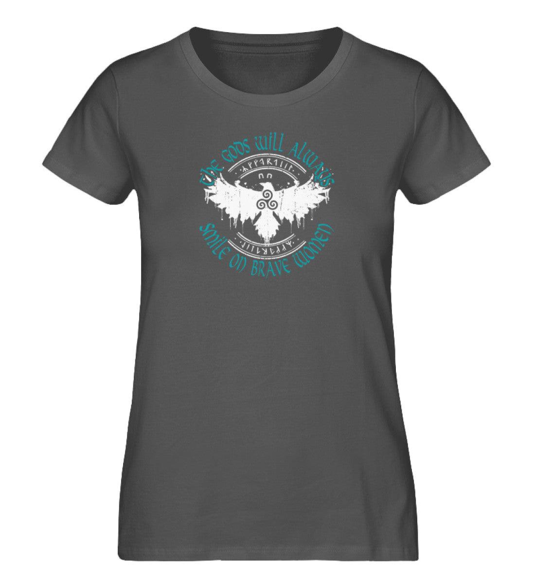 Schildmaiden Expresser Shirt - "The Gods Will Always Smile on Brave Women" - Nordic Viking Wear