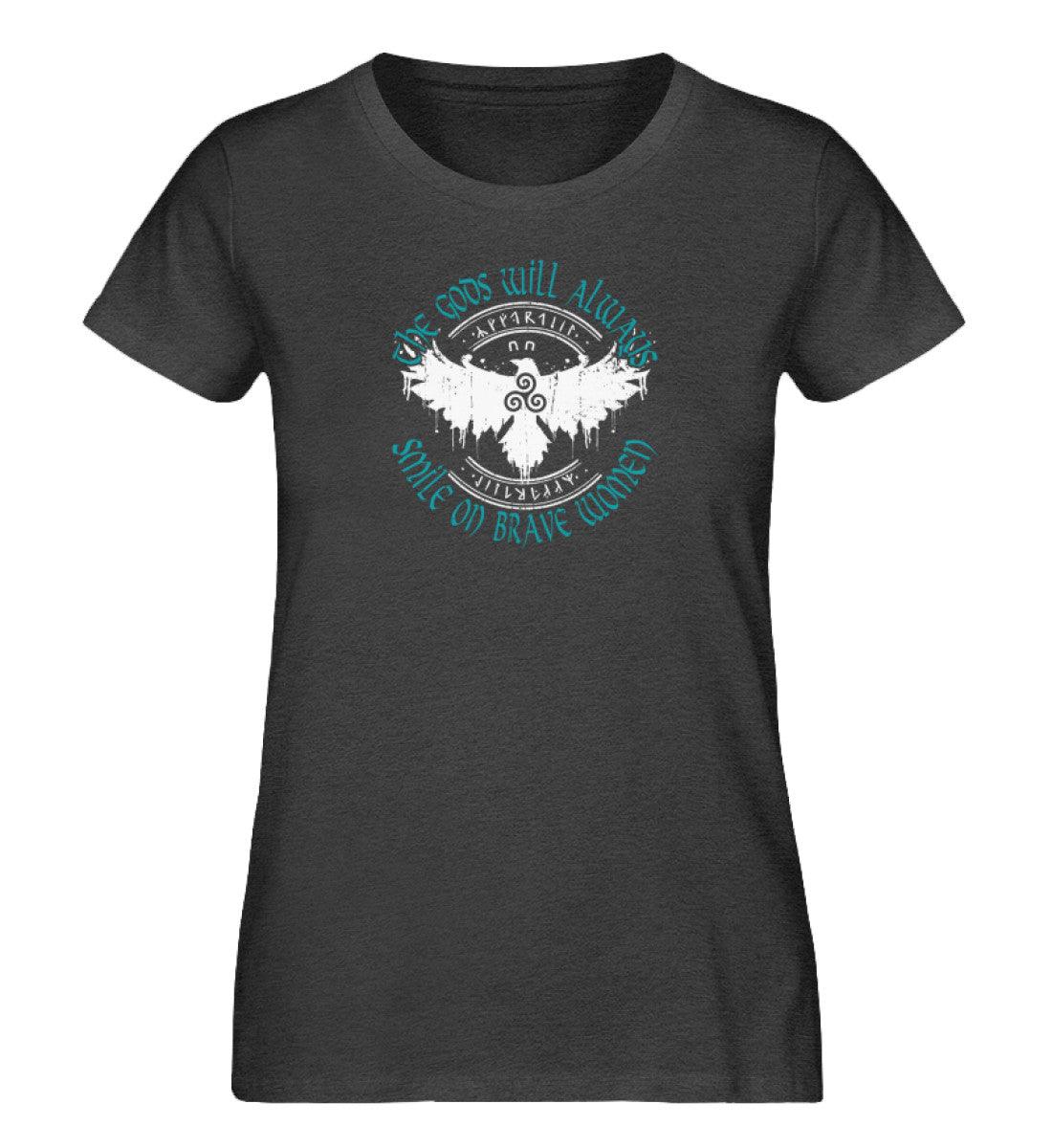 Schildmaiden Expresser Shirt - "The Gods Will Always Smile on Brave Women" - Nordic Viking Wear