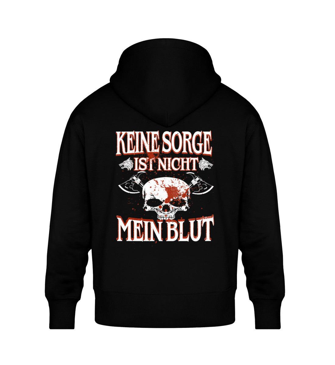 Lustiges Oversized Hoodie – „Keine Sorge, ist nicht mein Blut“ – Perfekt für Krieger mit Humor! - Nordic Viking Wear