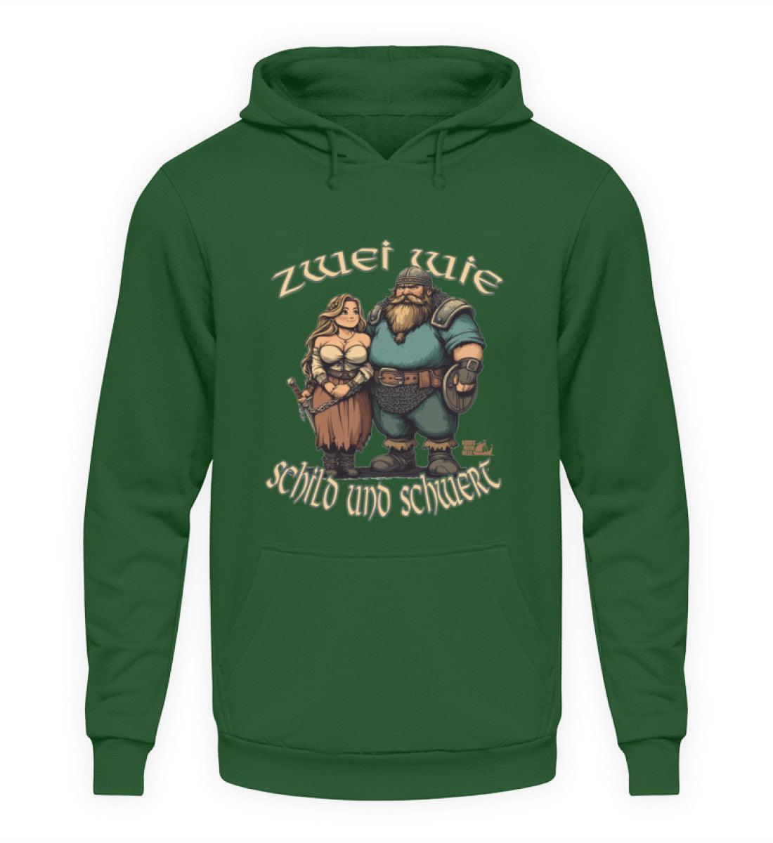 Wikinger Hoodie Zwei wie Schild und Schwert - Nordic Viking Wear