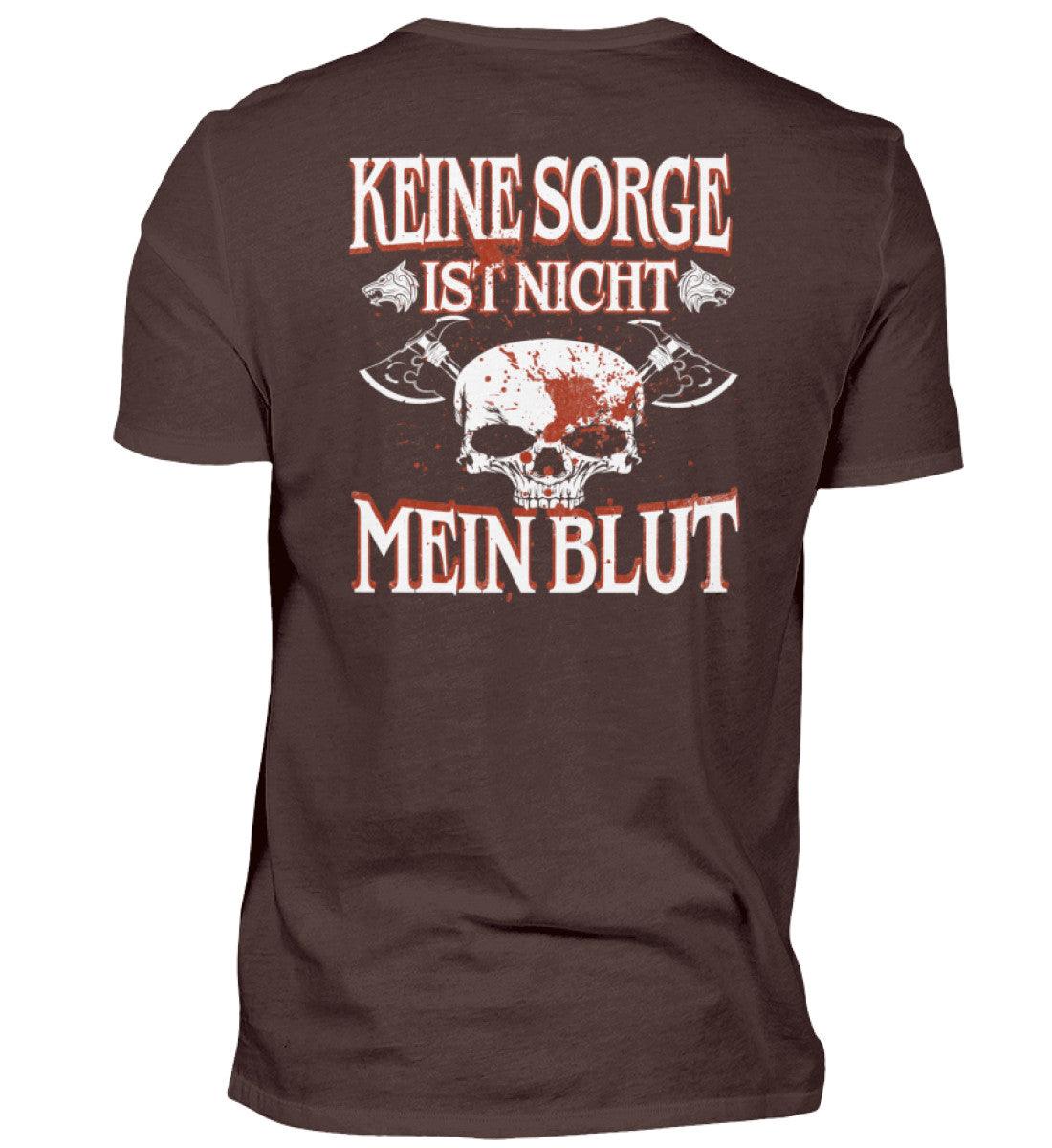 Lustiges Wikinger Shirt – „Keine Sorge, ist nicht mein Blut“ – Perfekt für Krieger mit Humor! - Nordic Viking Wear