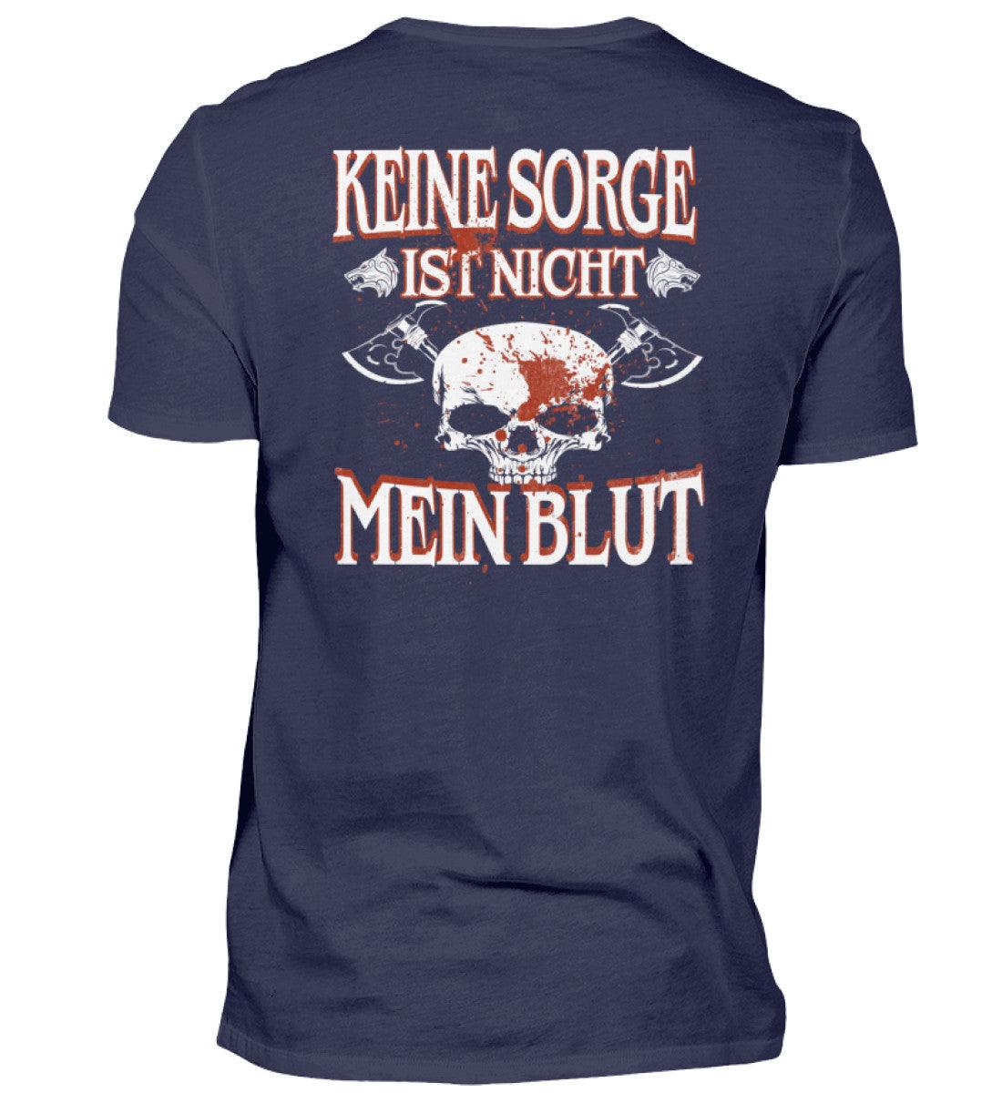Lustiges Wikinger Shirt – „Keine Sorge, ist nicht mein Blut“ – Perfekt für Krieger mit Humor! - Nordic Viking Wear