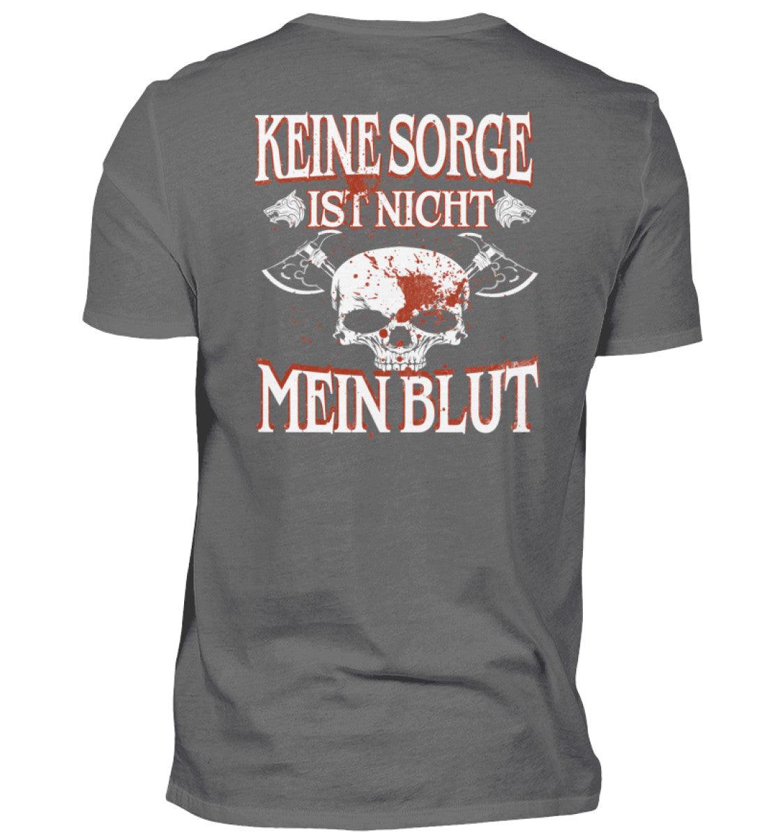 Lustiges Wikinger Shirt – „Keine Sorge, ist nicht mein Blut“ – Perfekt für Krieger mit Humor! - Nordic Viking Wear