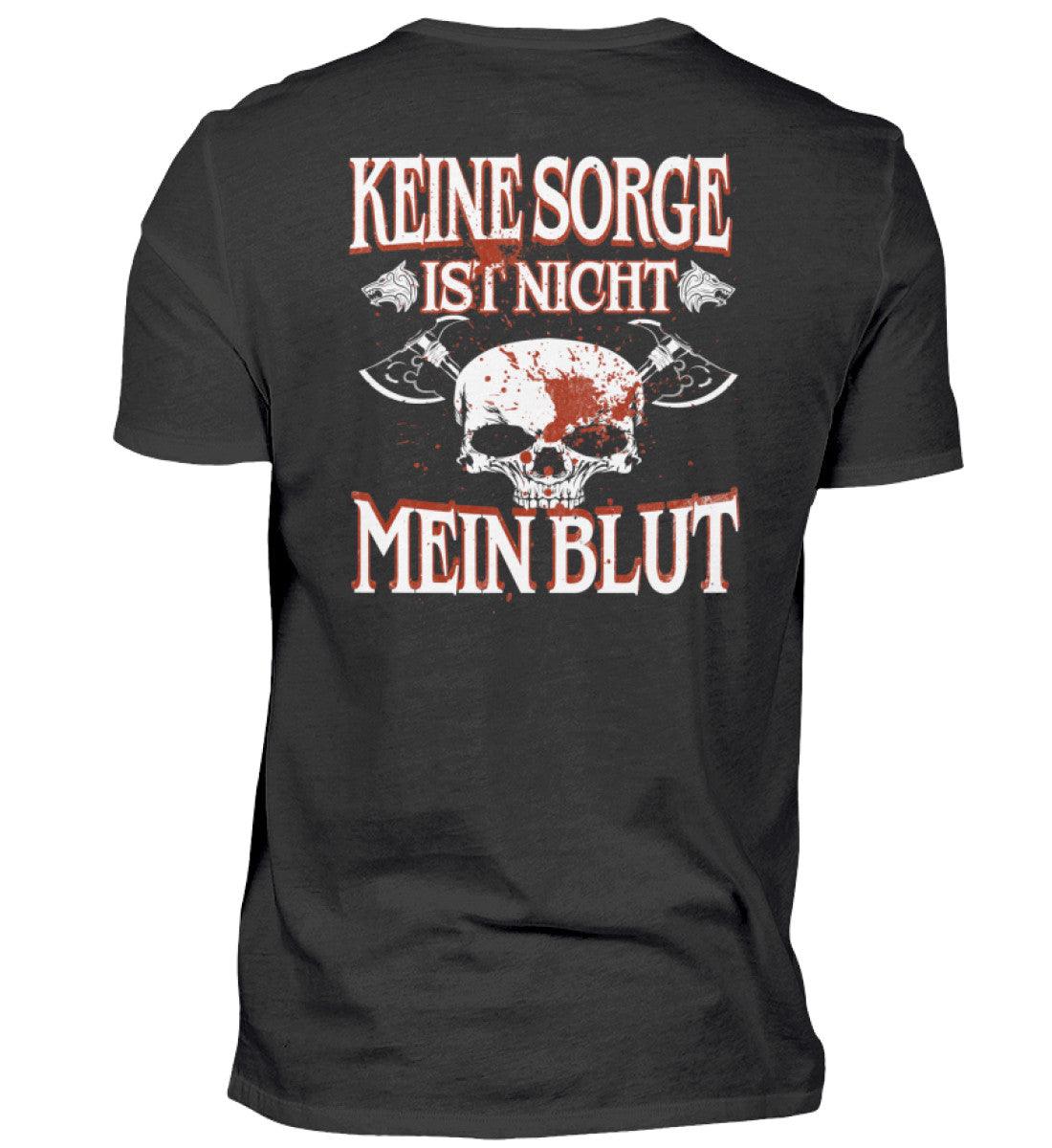 Lustiges Wikinger Shirt – „Keine Sorge, ist nicht mein Blut“ – Perfekt für Krieger mit Humor! - Nordic Viking Wear