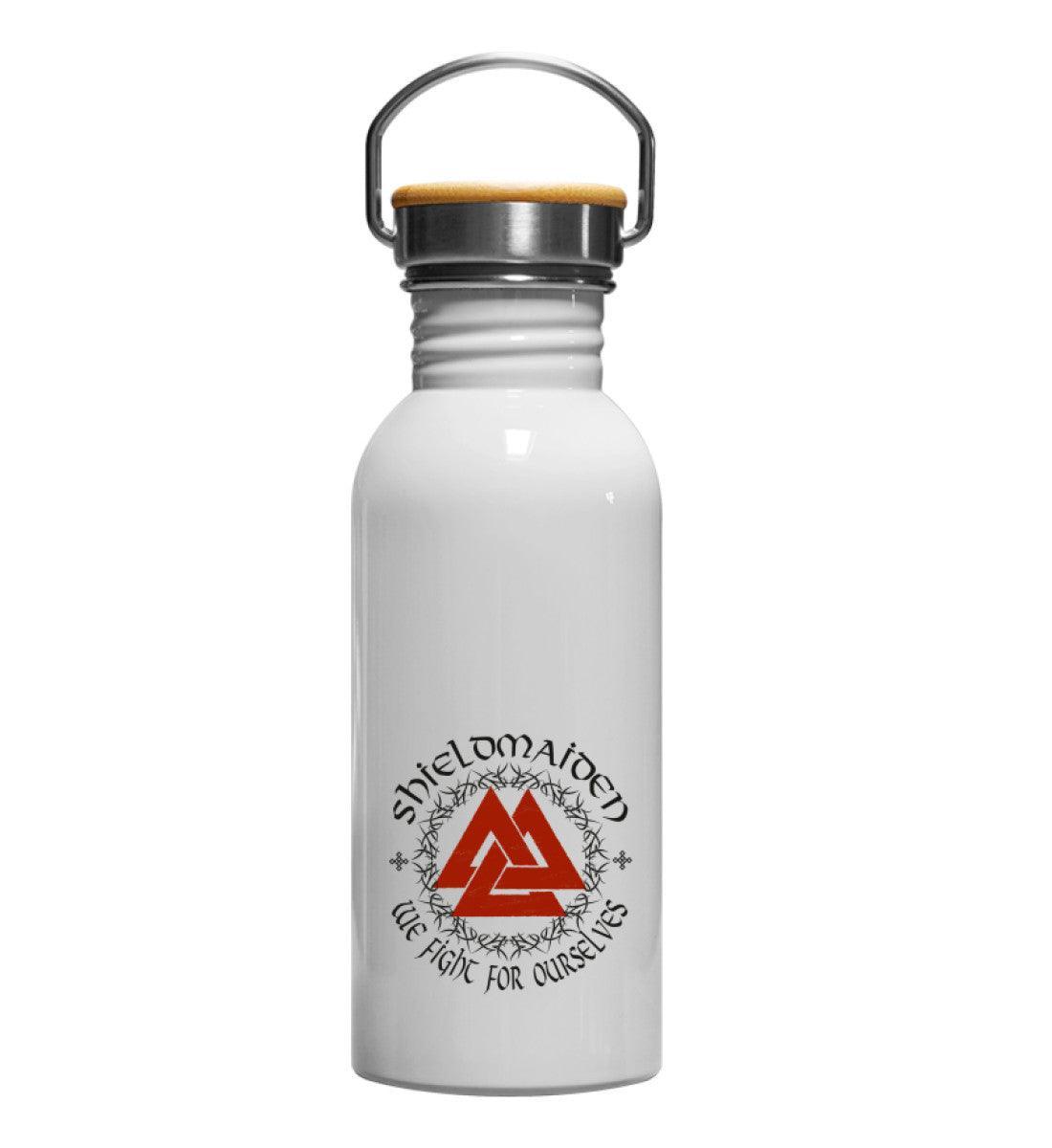 Shieldmaiden - Edelstahl Trinkflasche - Nordic Viking Wear