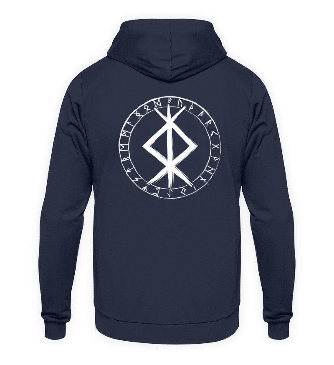 Wikinger Binde Runen Hoodie Protection - Nordic Viking Wear