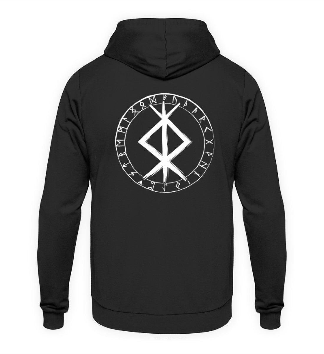 Wikinger Binde Runen Hoodie Protection - Nordic Viking Wear