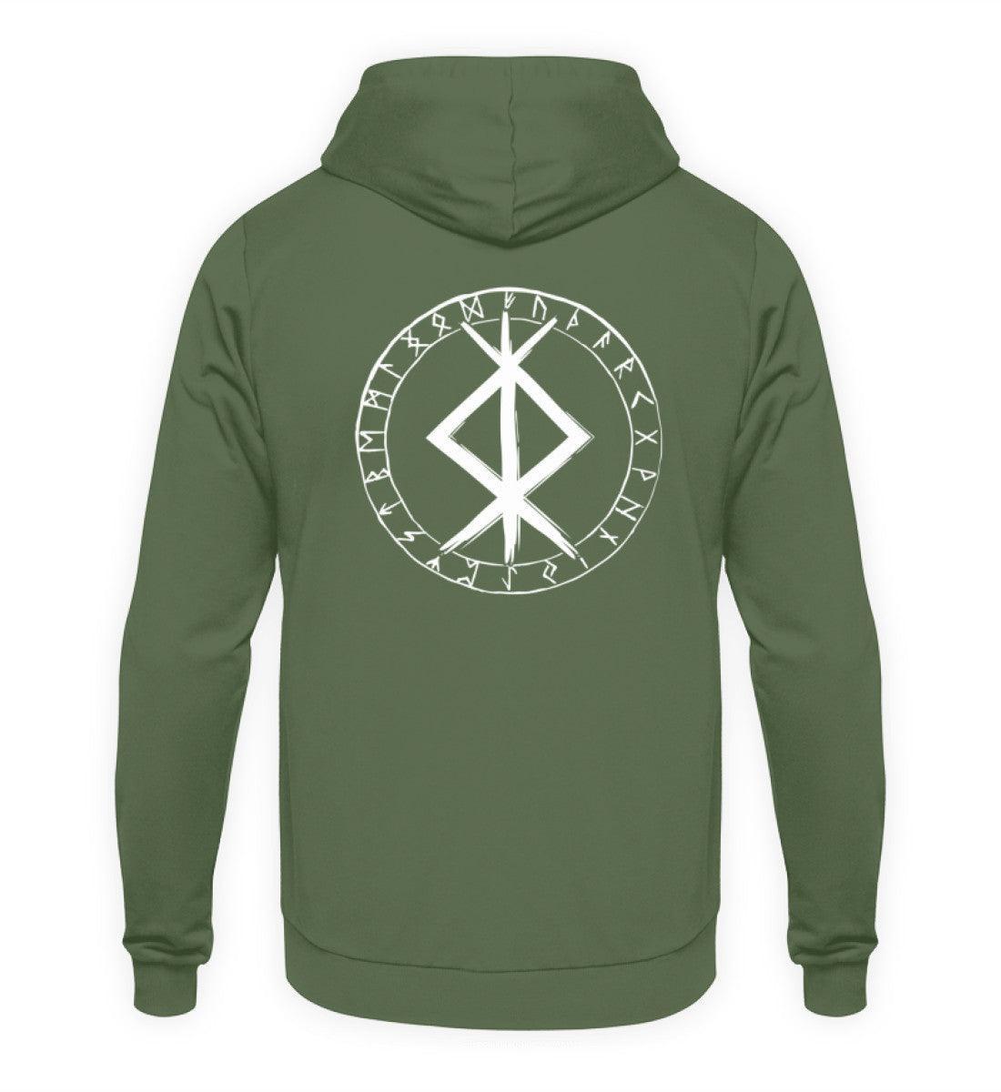Wikinger Binde Runen Hoodie Protection - Nordic Viking Wear