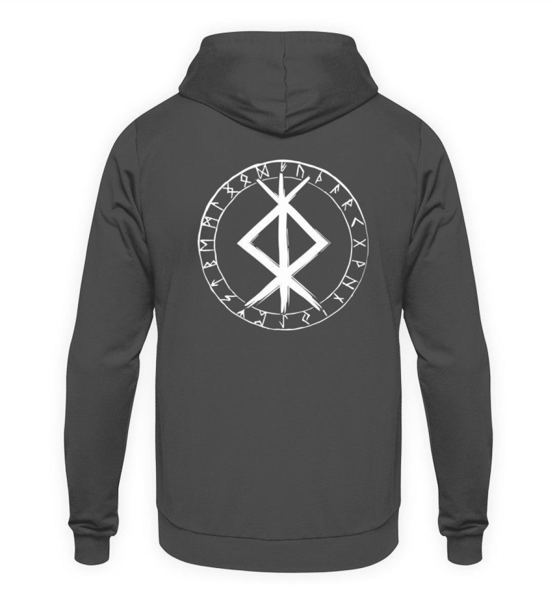 Wikinger Binde Runen Hoodie Protection - Nordic Viking Wear