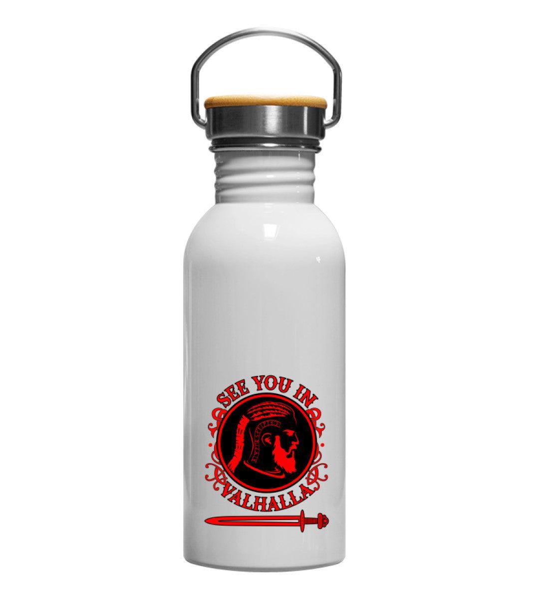 See You In Valhalla - Edelstahl Trinkflasche - Nordic Viking Wear