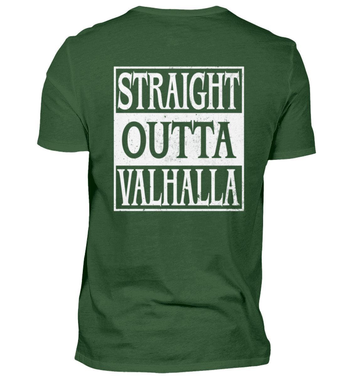 "Straight Outta Valhalla" Wikinger Premiumshirt – Für wahre Krieger - Nordic Viking Wear