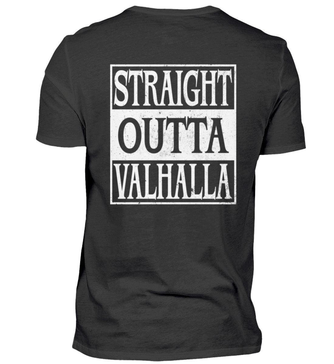 "Straight Outta Valhalla" Wikinger Premiumshirt – Für wahre Krieger - Nordic Viking Wear