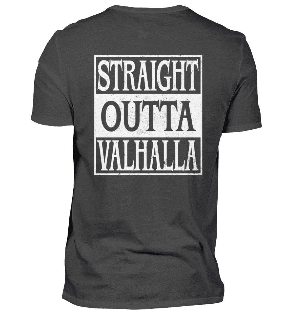 "Straight Outta Valhalla" Wikinger Premiumshirt – Für wahre Krieger - Nordic Viking Wear