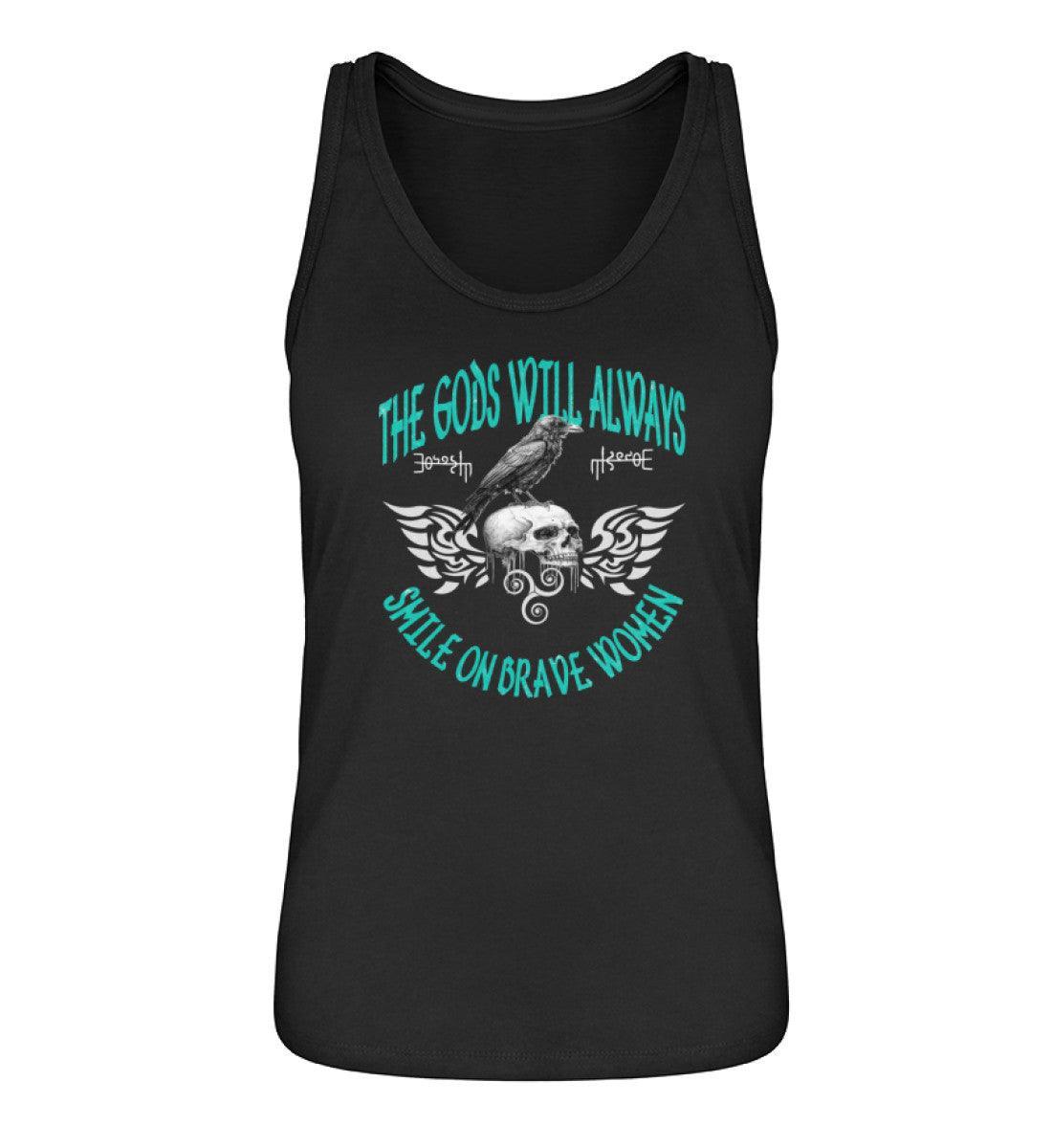 Schildmaid Tank Top "The Gods Will Always Smile on Brave Women" - Nordic Viking Wear