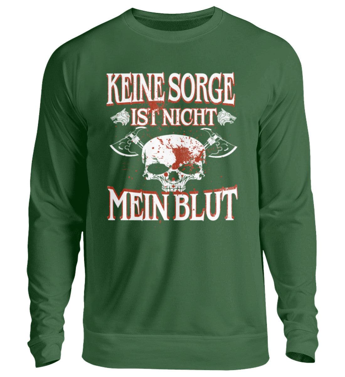 Lustiges Wikinger Sweatshirt – „Keine Sorge, ist nicht mein Blut“ – Perfekt für Krieger mit Humor! - Nordic Viking Wear
