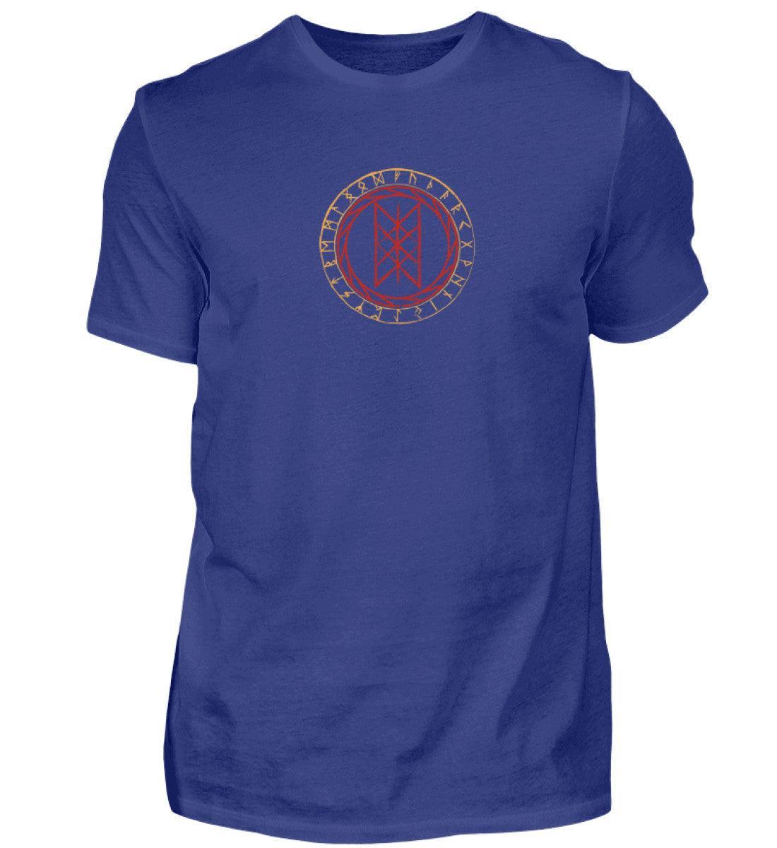 Wikinger Premiumshirt mit Wyrd-Web und Runenkreis - Mystisches Nordisches Symbol Shirt - Nordic Viking Wear