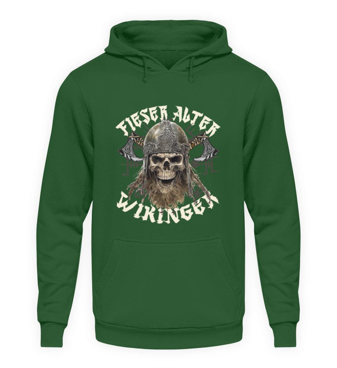 Lustiger Wikinger Hoodie Fieser Alter Wikinger - Unisex Kapuzenpullover Hoodie - Nordic Viking Wear