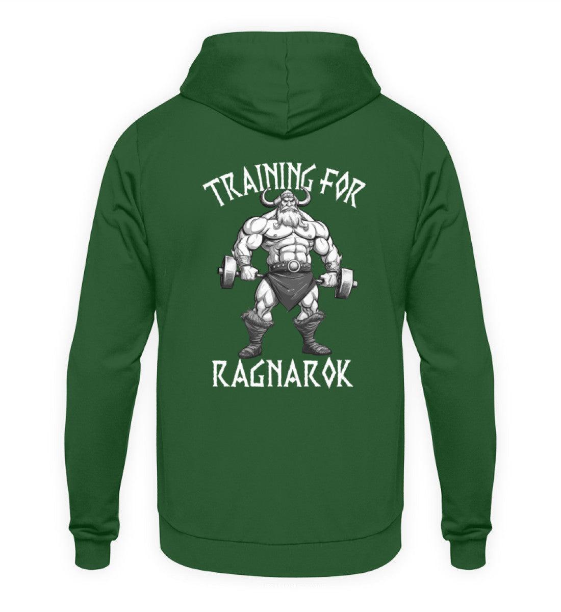 Wikinger Bodybuilder Hoodie "Training für Ragnarök" – Motivation & Stärke für das Fitnessstudio - Nordic Viking Wear