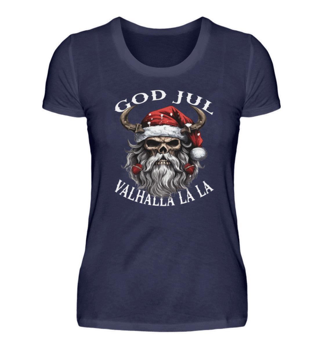 Schildmaiden Weihnachts God Jul Damen Premium T-Shirt "Nordic Yuletide Warrior - Nordic Viking Wear