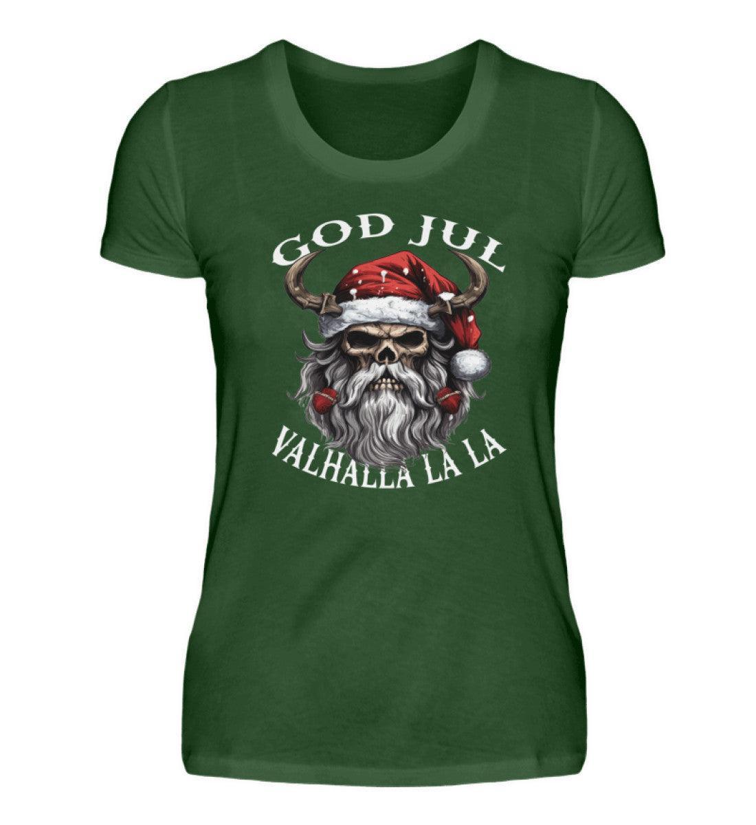 Schildmaiden Weihnachts God Jul Damen Premium T-Shirt "Nordic Yuletide Warrior - Nordic Viking Wear