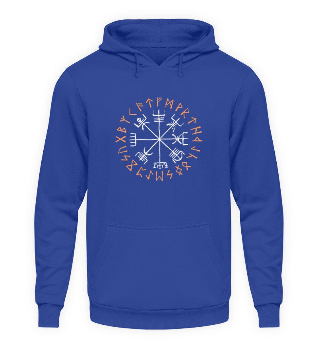 Wikinger Vegvisir Hoodie - Kompass Runen Symbol Tee - Nordischer Navigationspfad - Nordic Viking Wear