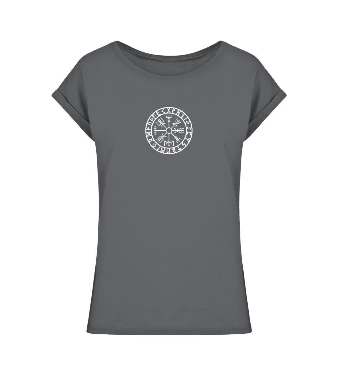 Schildmaiden Extended Shirt – Vegvisir Runen Kompass Design - Nordic Viking Wear