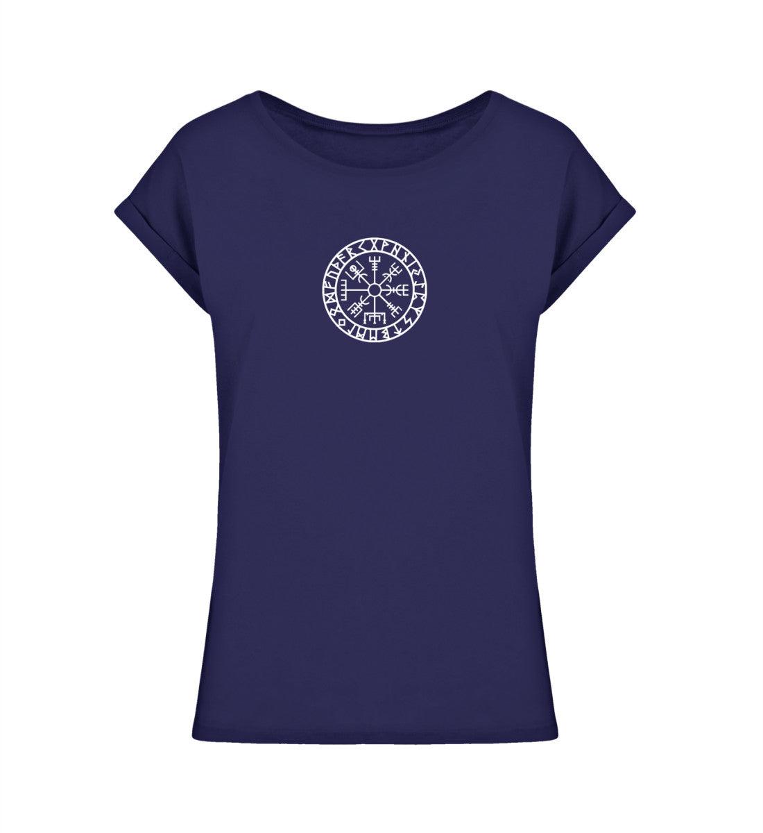 Schildmaiden Extended Shirt – Vegvisir Runen Kompass Design - Nordic Viking Wear