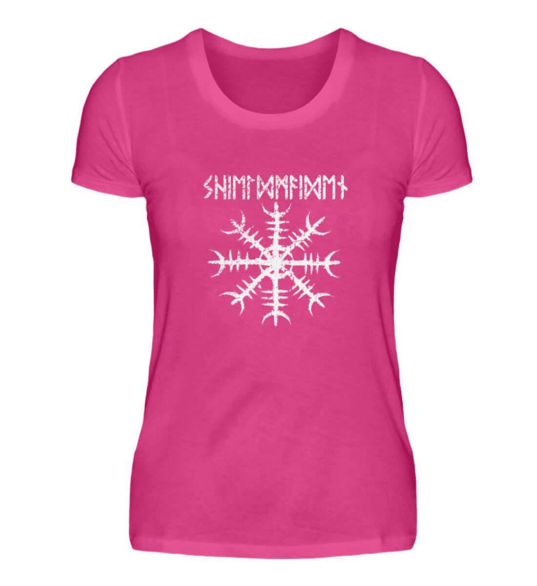 Schildmaid Premiumshirt 'Helm of Awe' – Ein Symbol für Schutz und Stärke - Nordic Viking Wear