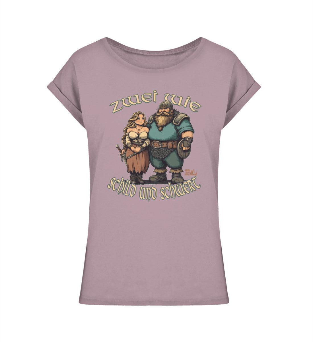 Schildmaiden Extendet Shirt – „Zwei wie Schild und Schwert“ Design - Nordic Viking Wear