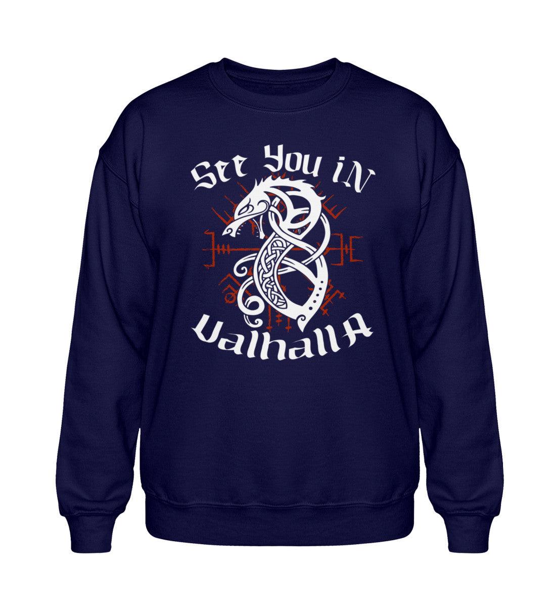 Heavy Blend Wikinger Sweatshirt – "See You in Valhalla" - Nordic Viking Wear