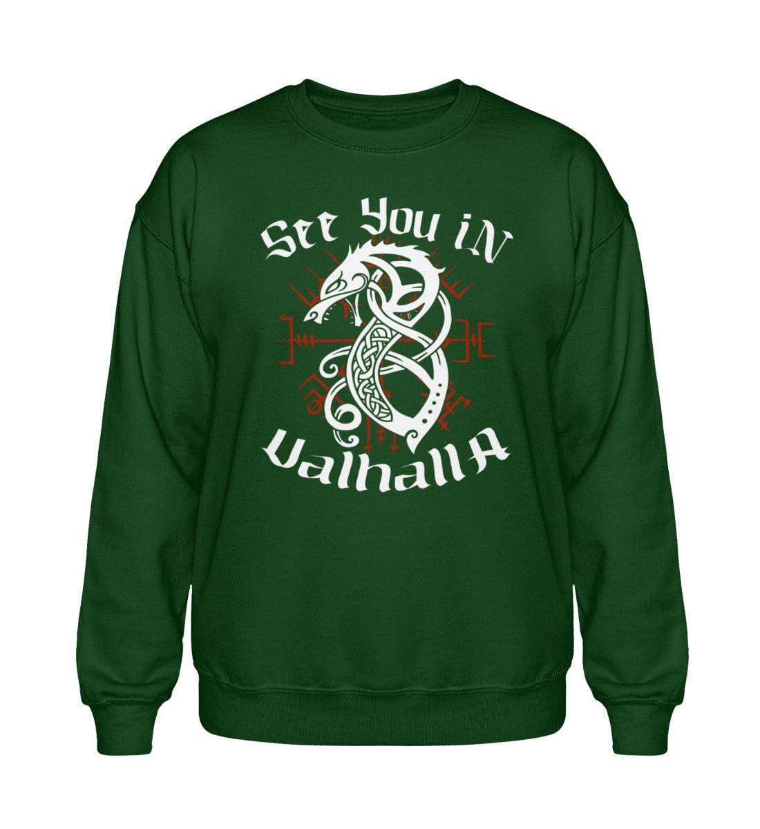 Heavy Blend Wikinger Sweatshirt – "See You in Valhalla" - Nordic Viking Wear
