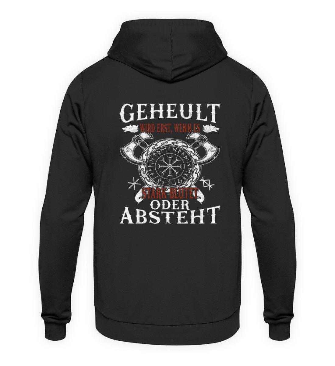 Lustiger Wikinger Hoodie – Humorvolles Viking Hoodie mit witzigem Spruch und Helm of Awe - Nordic Viking Wear