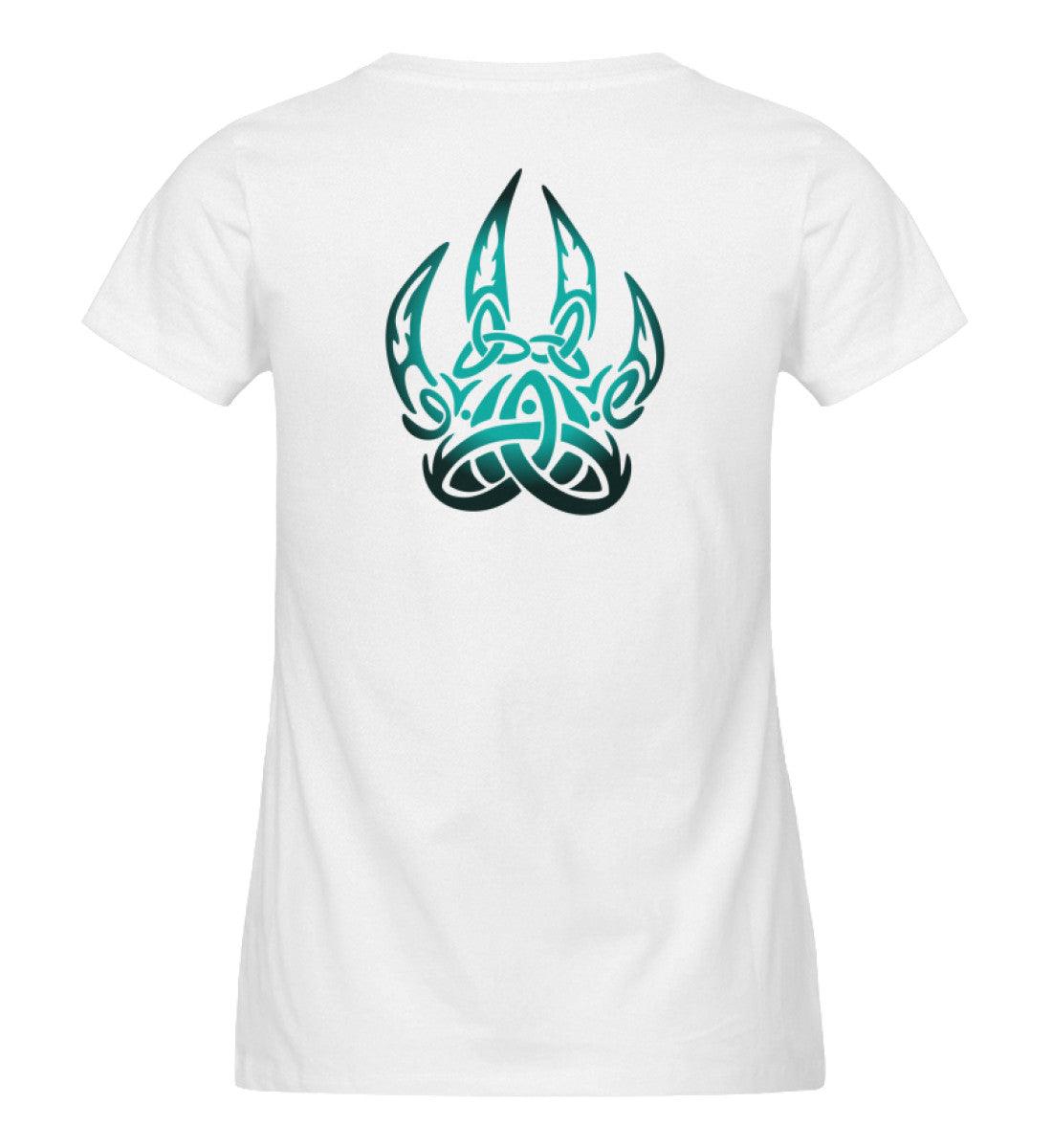 Schildmaiden Expresser Shirt Berserker Symbol mit nordischem Knotenmotiv Backprint - Nordic Viking Wear