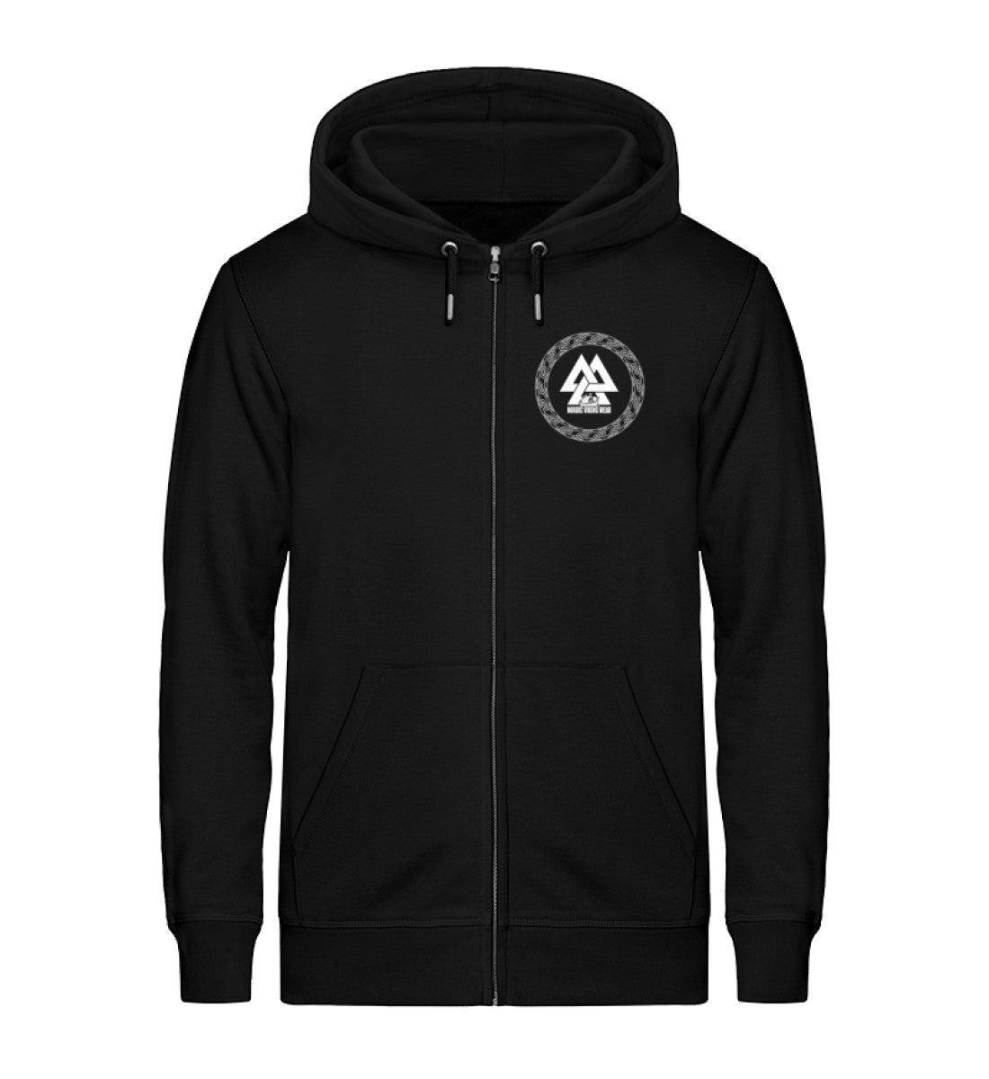 Wikinger-Zipp Hoodie "Valhalla Ruf" – Ruf der Ahnen Organic Zipper - Nordic Viking Wear