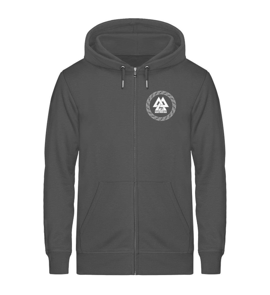 Wikinger-Zipp Hoodie "Valhalla Ruf" – Ruf der Ahnen Organic Zipper - Nordic Viking Wear